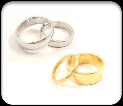 Fingerprint Wedding bands