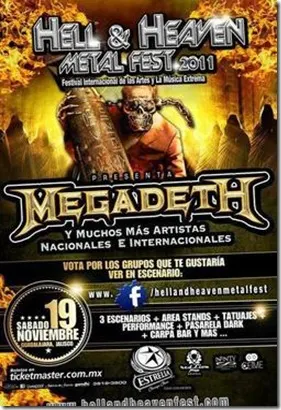 megadeth guadalajara 2011