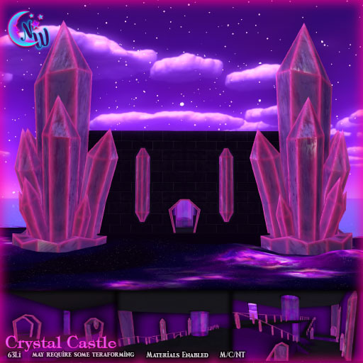 Official NeverWish Crystal Castle RFL poster resized by MajikVixen