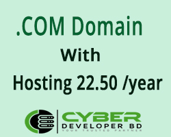 Get Free .COM Domain with Yearly Hosting