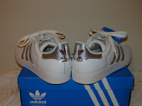 adidas superstar II - white with silver