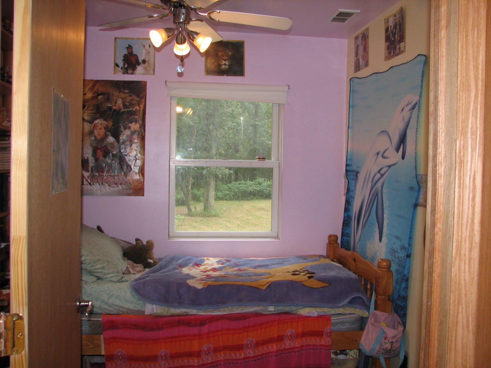 ... the wallpaper border which she now, at 14, finds deeply embarrassing