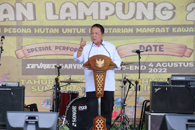 Puncak Festival Wisata Hutan Lampung Tahun 2022, Gubernur: Kelestarian Hutan Agar Tetap Dijaga
