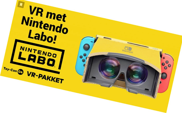 Играйте в виртуальные игры на Nintendo Switch с пакетом Lab VR