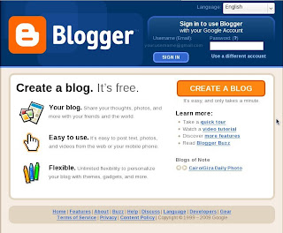 cara membuat blog step 2