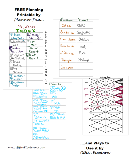 free printable, planner page, planner printable