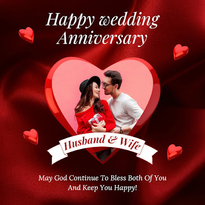 wedding anniversary wishes to couple husband and wife