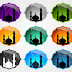 Vector Stock Mosque Icons Set .Vector Icons
