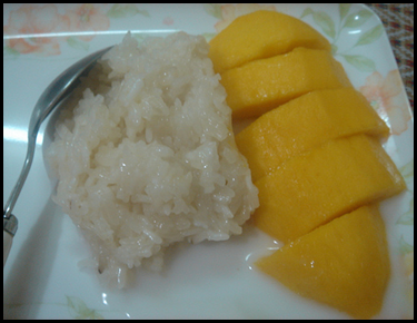 resepi pulut mangga thailand