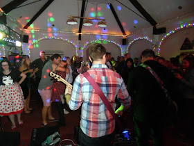 Picture: People taking to the dance floor at the Exchange in Brigg as local band The Dirty Pitchers provide the music - see Nigel Fisher's Brigg Blog