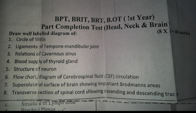 question paper for ot technicians