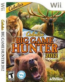 Cabelas Big Game Hunter 2012   Nintendo Wii