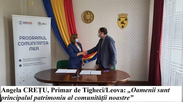 Înfrățire între primăria Tigheci și primăria comunei Plopu, județul Prahova, România