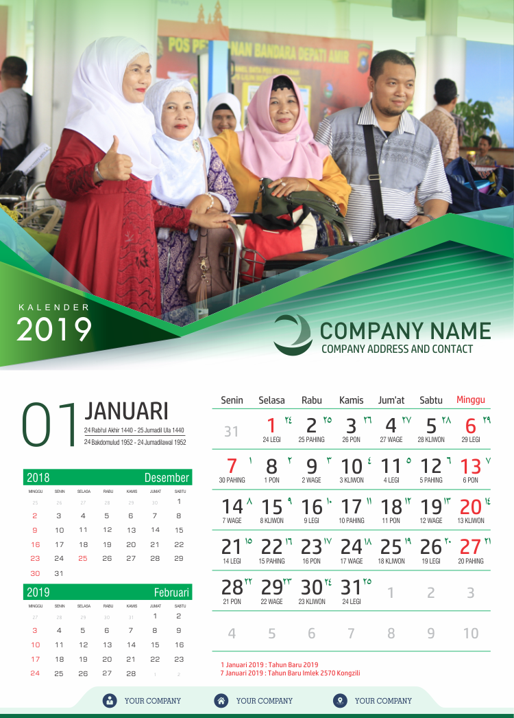 Info Desain Kalender Pondok