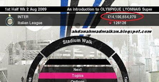cara menambahkan uang master league pes 2010 dengan cheat engine