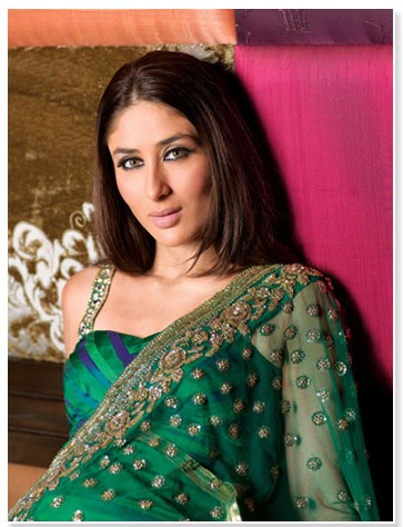 Kareena Kapoor in colourful saree