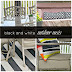 Black and white backyard makeover