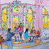 painting a picture of a pretty cake shop in Pimlico, Peggy Porschen