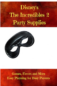 Disney's The Incredibles 2 Birthday party Supplies and Ideas