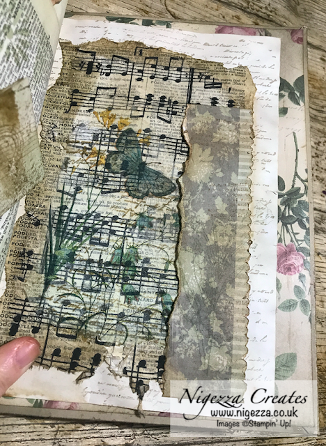 Nigezza Creates My First Junk Journal: Finishing Off Pages #1