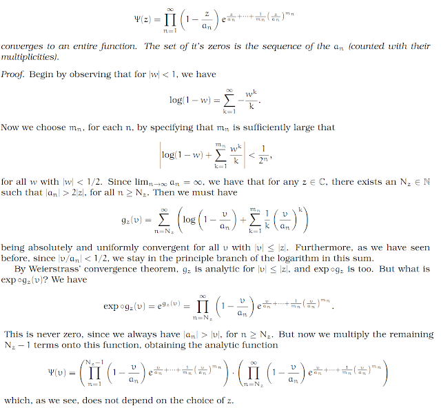 Complex Analysis: #24 Infinite Products of Functions equation pic 4