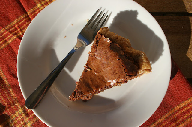 Chocolate Chess Pie 