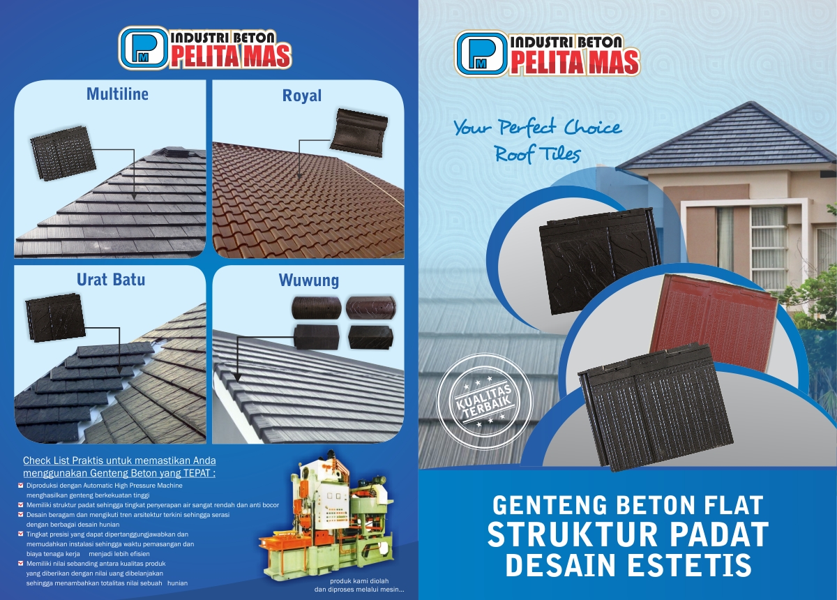 Jual genteng  beton flat Jakarta Jual genteng  beton flat 