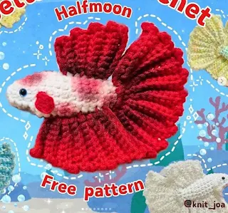 PATRON GRATIS PEZ AMIGURUMI 68697