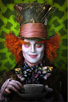 Johnny Depp as the Mad Hatter in Alice in Wonderland Movie