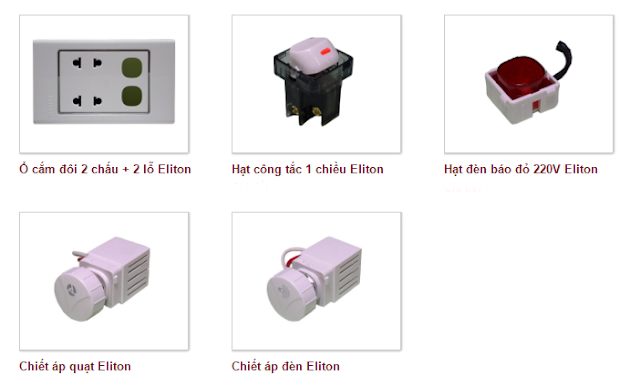 Ổ cắm - Công tắc ELITON E300 Series