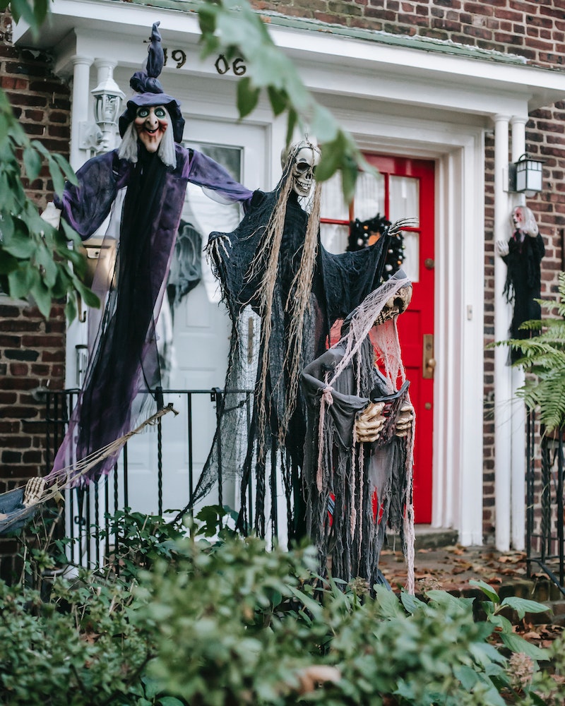 spooky Halloween door