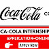 Coca Cola Internship 2022 Latest Apply Now | Coca Cola Career