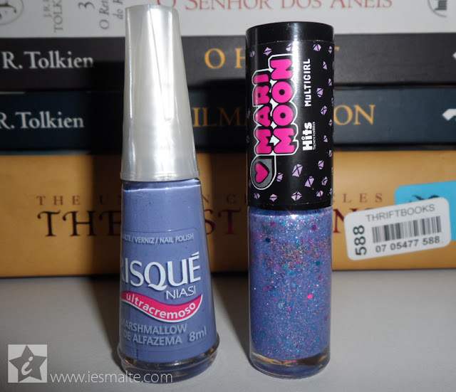 Esmalte Marshmallow de Alfazema + Esmalte Suspiro