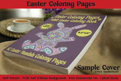 Easter Coloring Pages - 62 Pages for KDP
