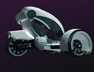 Modern Type Airwaves Futuristic Compact City concept car