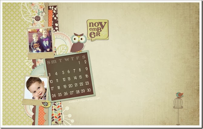 November 2013 free Large CUSTOM Desktop