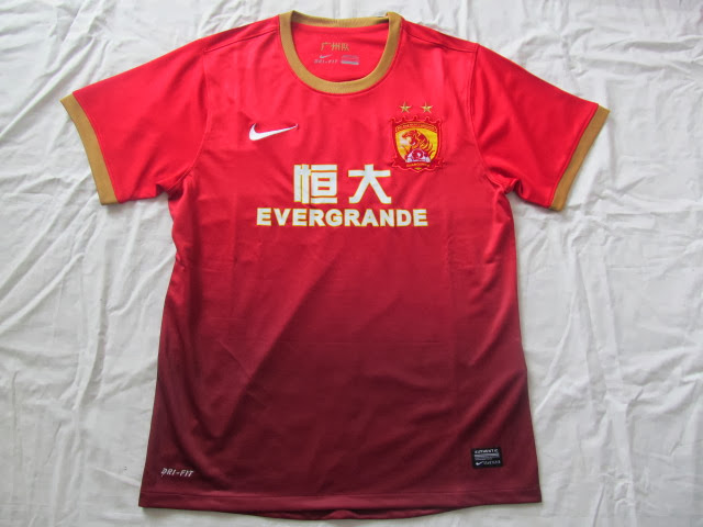 Jersey Grade Ori Guangzhou Home Official 2013-2014