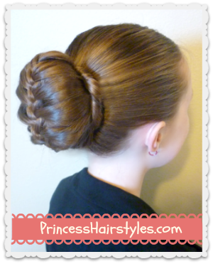 braided bubble bun #updo #hairstyle tutorial