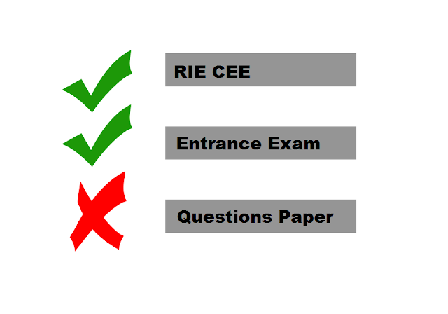 Regional B.ed Entrance Question Paper Pdf Free Download (RIE CEE)