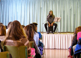 Álvaro Tato en el IES Antonio López García (19/2/13)