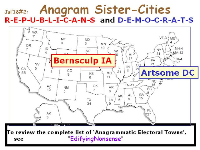 REPUBLICANS: Bernsculp IA.  DEMOCRATS: Artsome DC