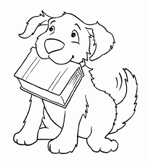 Free Cartoon Dog Coloring Pages, Download Free  PNG images