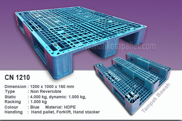 Jual Pallet Plastik Ukuran 120x100x16 Cm Baru dan Bekas