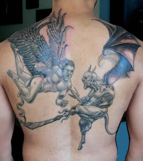 angel devil tattoos gallery