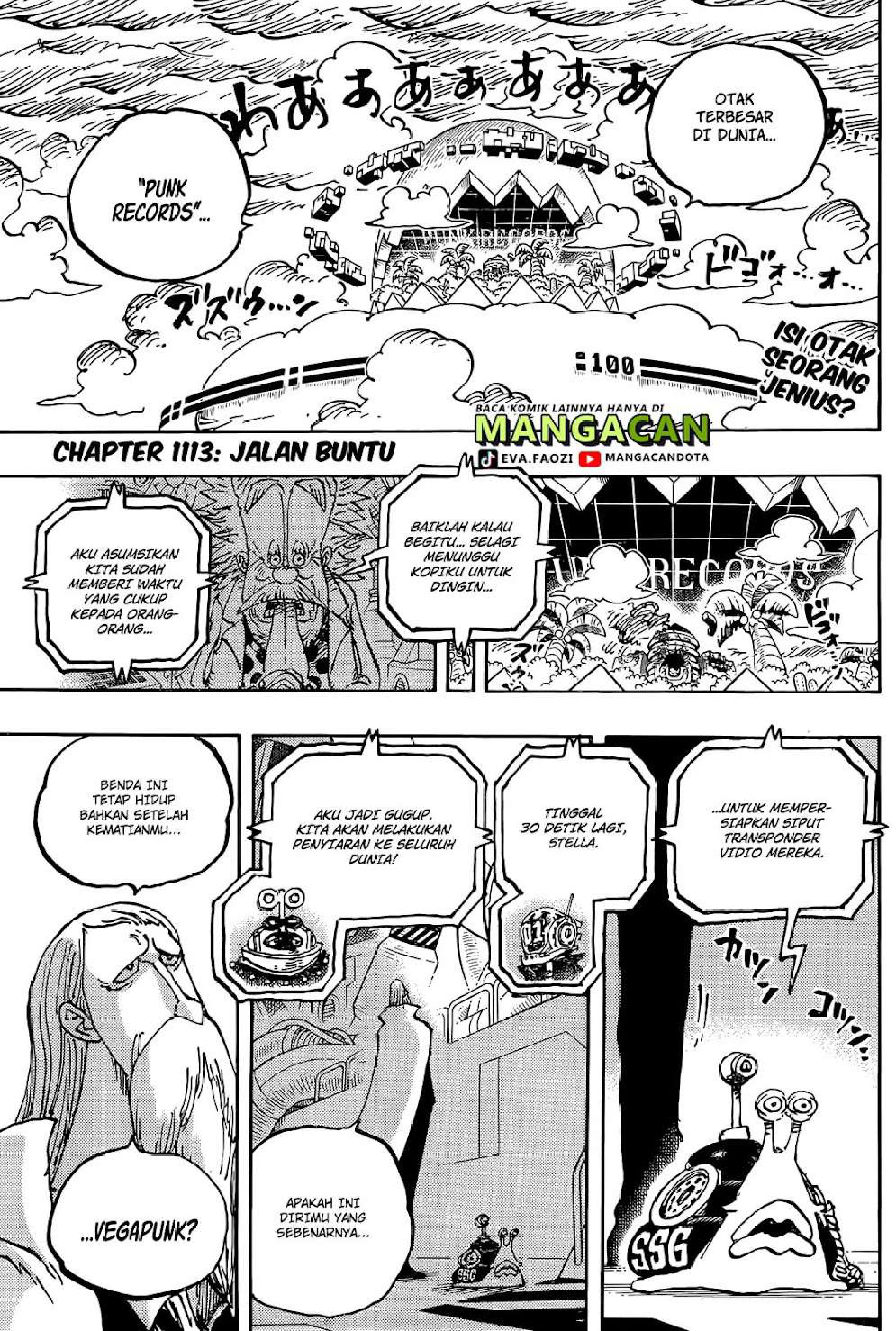 Manga One Piece Chapter 1113 Bahasa Indonesia