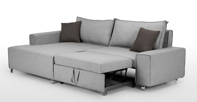 Grey Corner Sofa Bed