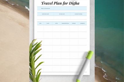 Digha Travel Plan