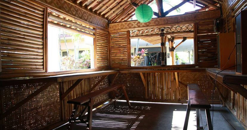 Contoh Desain Gambar Cafe Warung Kopi Dari Bambu Terbaru 