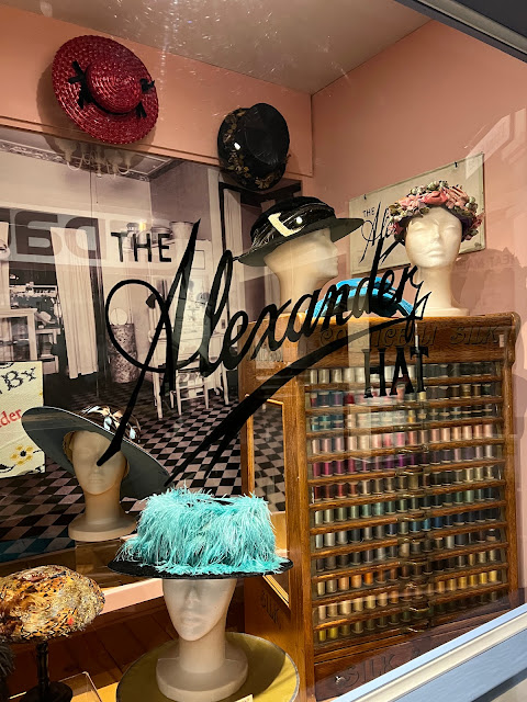 A peek into a millinery shop from Geneva's past.