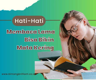 Hati-hati! Membaca Lama Bisa Bikin Mata Kering, Ini Solusinya